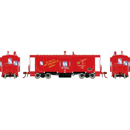 Athearn Genesis HO Bay Window Caboose w/Lights & Sound, WPRR #2