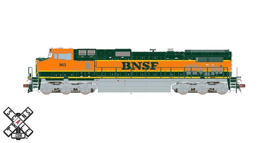 ScaleTrains Rivet Counter HO GE Dash 9-44CW w/DCC & Sound - BNSF : #970