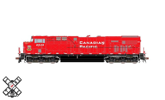 ScaleTrains Rivet Counter HO GE ES44AC (DRF-44) CP/Lord Strathconas #8939 w/DCC & ESU LokSound