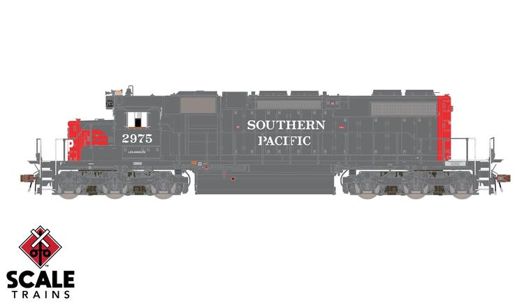 Chargez l&#39;image dans la visionneuse de la galerie, ScaleTrains Rivet Counter HO EMD SD38-2 w/DCC &amp; Sound - Southern Pacific : #2975
