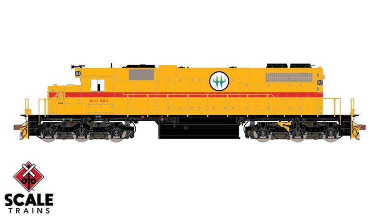 Chargez l&#39;image dans la visionneuse de la galerie, ScaleTrains Rivet Counter HO EMD SD38-2 w/DCC &amp; Sound - BC Hydro : #382
