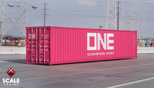 ScaleTrains Operator HO CIMC 40’ Modern Angled Container, ONE #614124 [0]