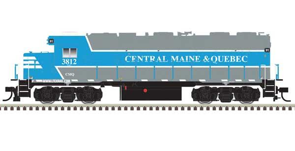 Atlas Master Gold HO EMD GP38 Low Nose w/Ditch Lights - w/DCC & Sound - CM&QR : #3812