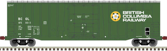 Atlas Master Line NSC 5277 50' Plug-Door Boxcar - BC Rail/BCOL #851009