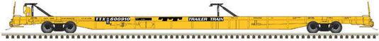 Atlas Master Line ACF 89' F89-J Flatcar with Mid-End Hitches - Trailer-Train TTX #600947