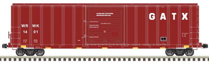 Atlas Master Line FMC 5077 Single-Door Boxcar - GATX / WRWK #1401