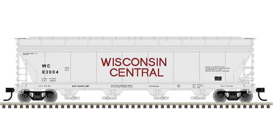 Atlas Master Plus Line ACF 5250 Centerflow Covered Hopper - Wisconsin Central #83004