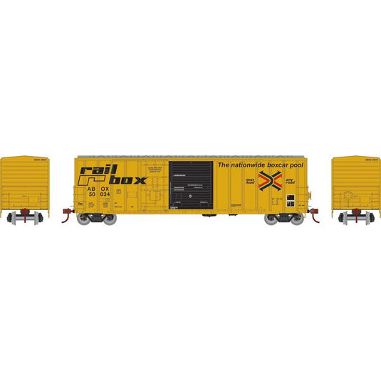 Athearn Ready To Roll HO 50' FMC Combo Door Box, ABOX, Early : #50034