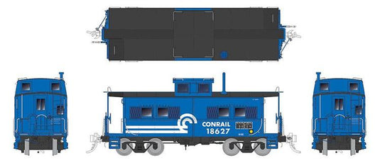 Rapido Trains HO Northeastern-style Steel Caboose: Conrail #18632