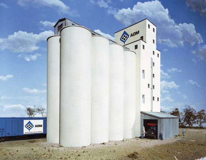 Walthers Cornerstone HO Elevator Add-on Silos - Kit