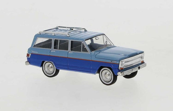 Brekina HO 1967 Jeep Wagoneer B - 2-Tone Blue