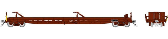 Rapido Trains HO Vancouver Iron Works Piggyback Flat car : CN #688067