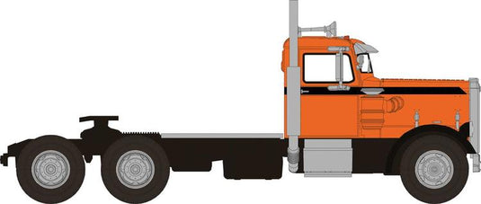 Brekina HO 1955 Peterbilt 281 Tractor - Orange