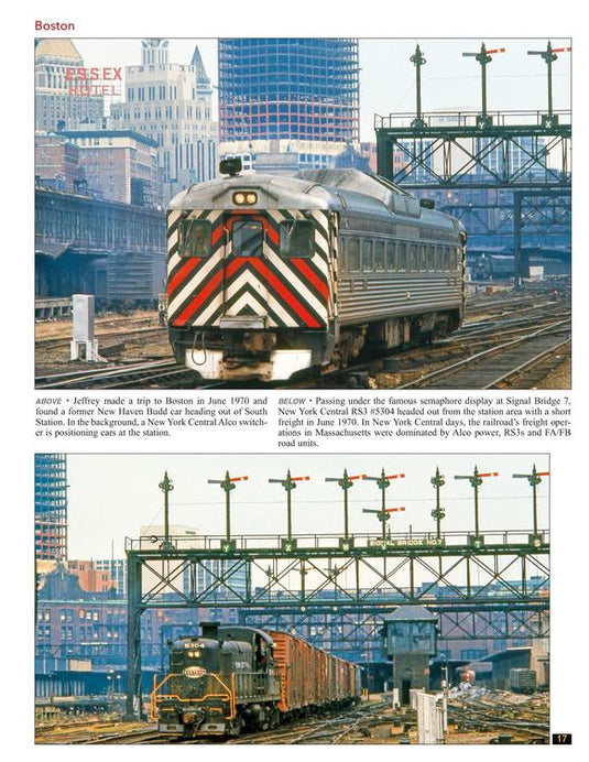 Morning Sun Books - Trackside Around New England 1967 - 2020 with Jeremy and Jeffrey Plant - Hardcover 128 Pages All Color