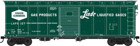 Bowser 40' Single-Door Steel Boxcar - Linde LAPX #177