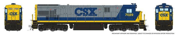 Rapido Trains HO GE C30-7 - CSX #7029 with DCC & Sound