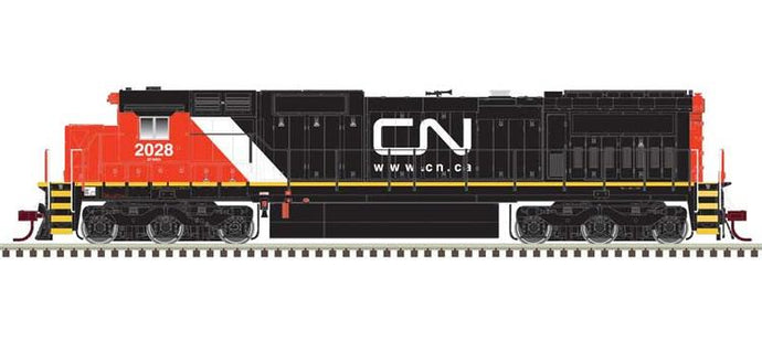 Atlas Master Gold HO GE Dash 8-40C - w/DCC & Sound - Canadian National : #2014