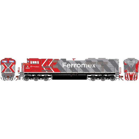 Athearn Genesis HO SD70ACe Ferromex #4029 with DCC & Sound