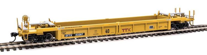 Walthers Mainline HO - Thrall Rebuilt 40' Well Car - Trailer-Train DTTX #53267