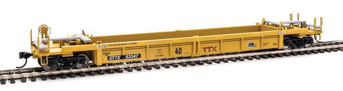 Walthers Mainline HO - Thrall Rebuilt 40' Well Car - Trailer-Train DTTX #53347