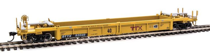 Walthers Mainline HO - Thrall Rebuilt 40' Well Car - TTX DTTX #53349