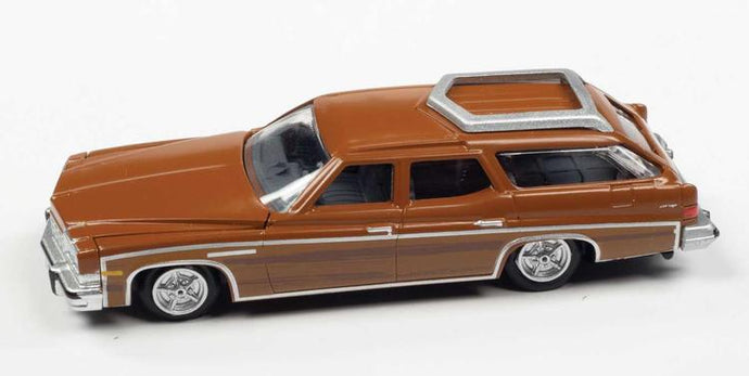 Classic Metal Works HO 1975 Buick Estate Wagon - Bittersweet Brown, Wood panel