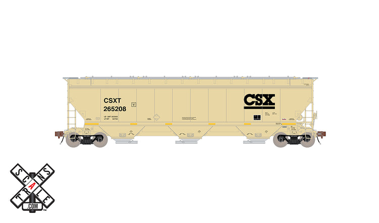 Chargez l&#39;image dans la visionneuse de la galerie, ScaleTrains Rivet Counter HO Gunderson 5188 Covered Hopper CSX #265208
