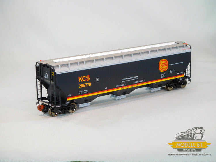 Chargez l&#39;image dans la visionneuse de la galerie, ScaleTrains Rivet Counter HO Gunderson 5188 Covered Hopper KCS #286750
