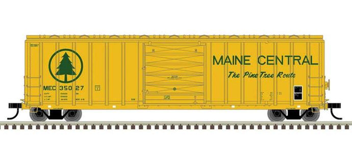 Atlas Master Line Berwick 50' Boxcar - Maine Central MEC #35035 (Harvest Gold, green)