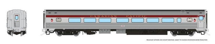 Rapido Trains HO Budd Coach CPR #102 Maroon Scheme