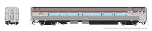 Rapido Trains HO Budd Coach CP #106 Action Red Scheme