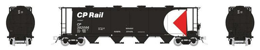 Rapido Trains HO NSC 3800cuft Covered Hopper: CP Rail #382086 - Small Multimark Scheme