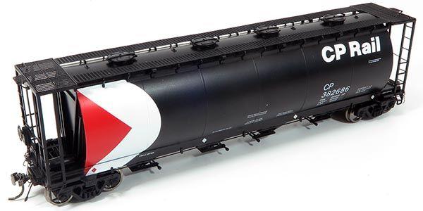 Rapido Trains HO NSC 3800cuft Covered Hopper: CP Rail #382457 - Small Multimark Scheme