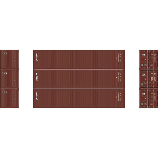 Athearn HO RTR 40ft Low Cube Container - Textainer TGHU #1 (3)