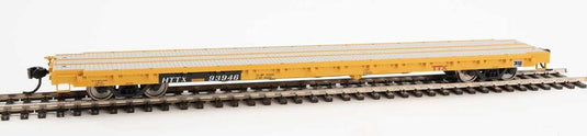 Walthers Mainline HO 60' Pullman-Standard Flatcar - TTX HTTX #93946 (Heavy duty loading)