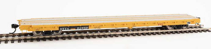 Walthers Mainline HO 60' Pullman-Standard Flatcar - TTX HTTX #93959 (Heavy duty loading)