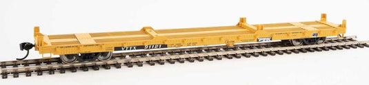 Walthers Mainline HO 60' Pullman-Standard Flatcar - Trailer-Train VTTX #91121 (20' & 40' Container Loading)