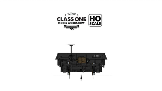 Class One Model Works GSC Heavy Duty Flatcar - Baltimore & Ohio - B&O #9935