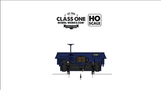 Class One Model Works GSC Heavy Duty Flatcar - Baltimore & Ohio / CSX - B&O/CSX #9936