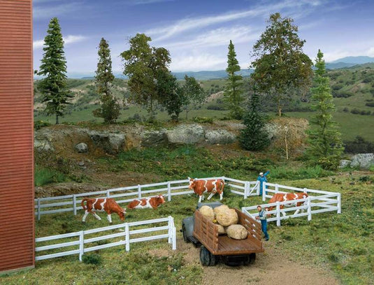 Walthers SceneMaster HO 3-Rail Farm Fence