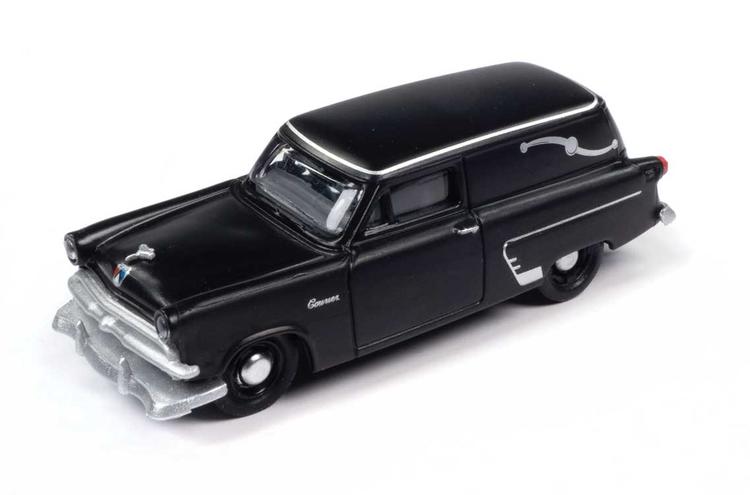 Chargez l&#39;image dans la visionneuse de la galerie, Classic Metal Works HO 1953 Ford Courier Sedan Delivery Station Wagon - Hearse (black)
