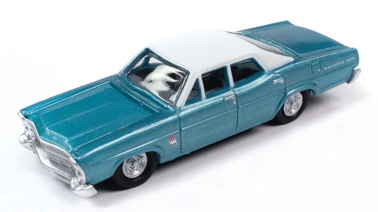 Chargez l&#39;image dans la visionneuse de la galerie, Classic Metal Works HO 1967 Ford Galaxie - Clearwater Aqua, White
