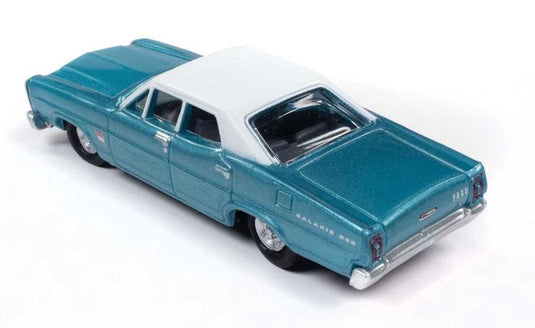 Classic Metal Works HO 1967 Ford Galaxie - Clearwater Aqua, White