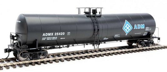 Walthers Mainline HO Trinity 25,000-Gallon Tank Car - Archer-Daniels-Midland ADMX #25420