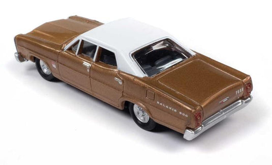 Classic Metal Works HO 1967 Ford Galaxie - Burnt Amber, White