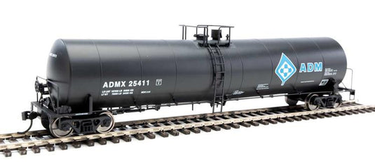 Walthers Mainline HO Trinity 25,000-Gallon Tank Car - Archer-Daniels-Midland ADMX #25411