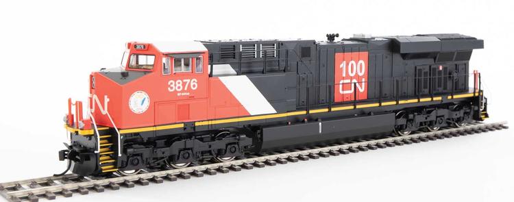 Chargez l&#39;image dans la visionneuse de la galerie, Walthers Mainline HO GE ES44AC Evolution Series GEVO - DCC &amp; ESU Sound - Canadian National / 100th #3876
