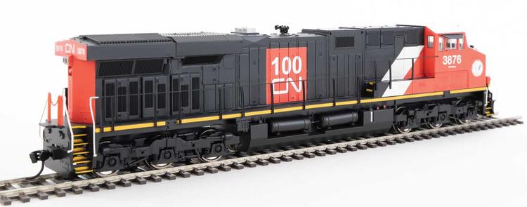 Chargez l&#39;image dans la visionneuse de la galerie, Walthers Mainline HO GE ES44AC Evolution Series GEVO - DCC &amp; ESU Sound - Canadian National / 100th #3876
