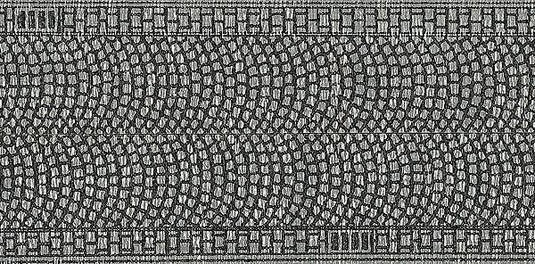 Noch HO Flexible Roadway - Cobblestone 39 x 2