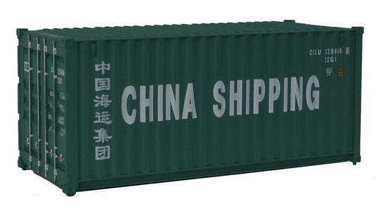 Walthers SceneMaster HO 20' Corrugated Container - China Shipping